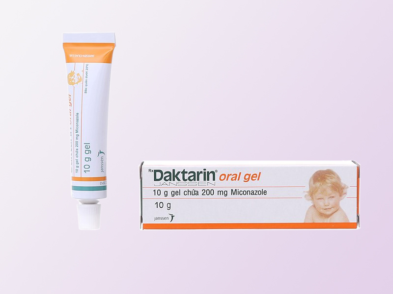 Thuốc rơ lưỡi cho trẻ sơ sinh Daktarin