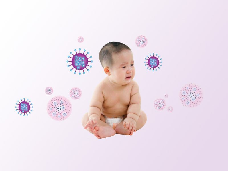 Nguyên nhân khiến trẻ sơ sinh bị sốt có thể là do sức đề kháng còn kém nên bị nhiễm virus